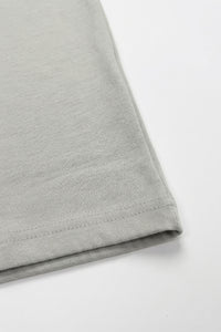 Graues Herren-T-Shirt aus klassischer Baumwollmischung