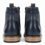 Herren-Brogue-Stiefeletten mit Flügelkappe