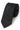 Schwarze Herrenkrawatte mit Wildlederfinish