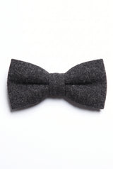 Schwarze Tweed-Fliege für Herren
