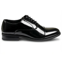 Klassische Oxford-Schnürschuhe für Herren mit Kappe