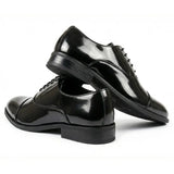 Klassische Oxford-Schnürschuhe für Herren mit Kappe