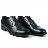 Klassische Oxford-Schnürschuhe für Herren mit Kappe
