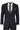 Mens Classic Plain Black Formal 2-Piece Suit