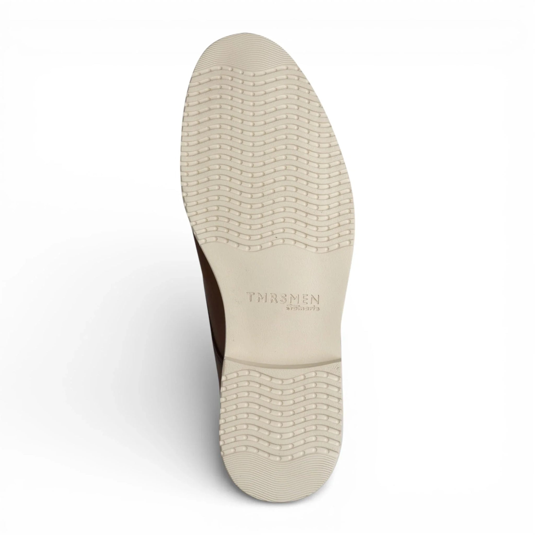 Herren-Derbyschuhe aus cognacbraunem Leder mit schlichter Zehenpartie