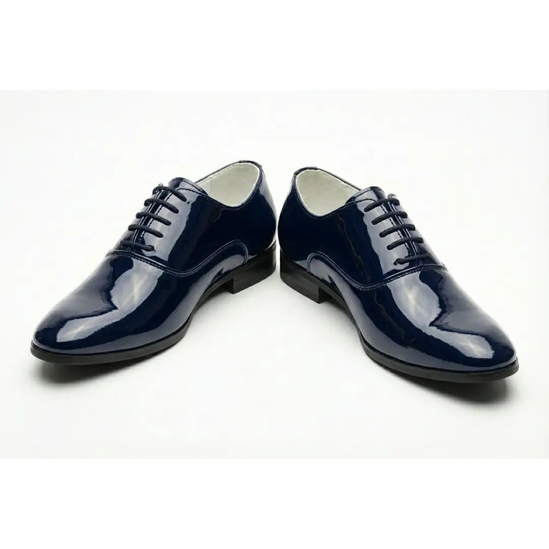 Herren-Oxfordschuhe aus Lackleder
