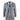 Mens Grey-Blue Check 3 Piece Suit - Paul Andrew Kenneth