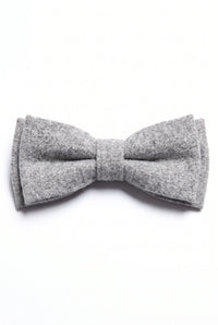 Graue Tweed-Fliege für Herren