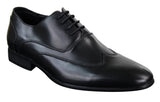 Mens Leather Laced Brogues Italian Designer Shoes Smart Formal Classic Retro