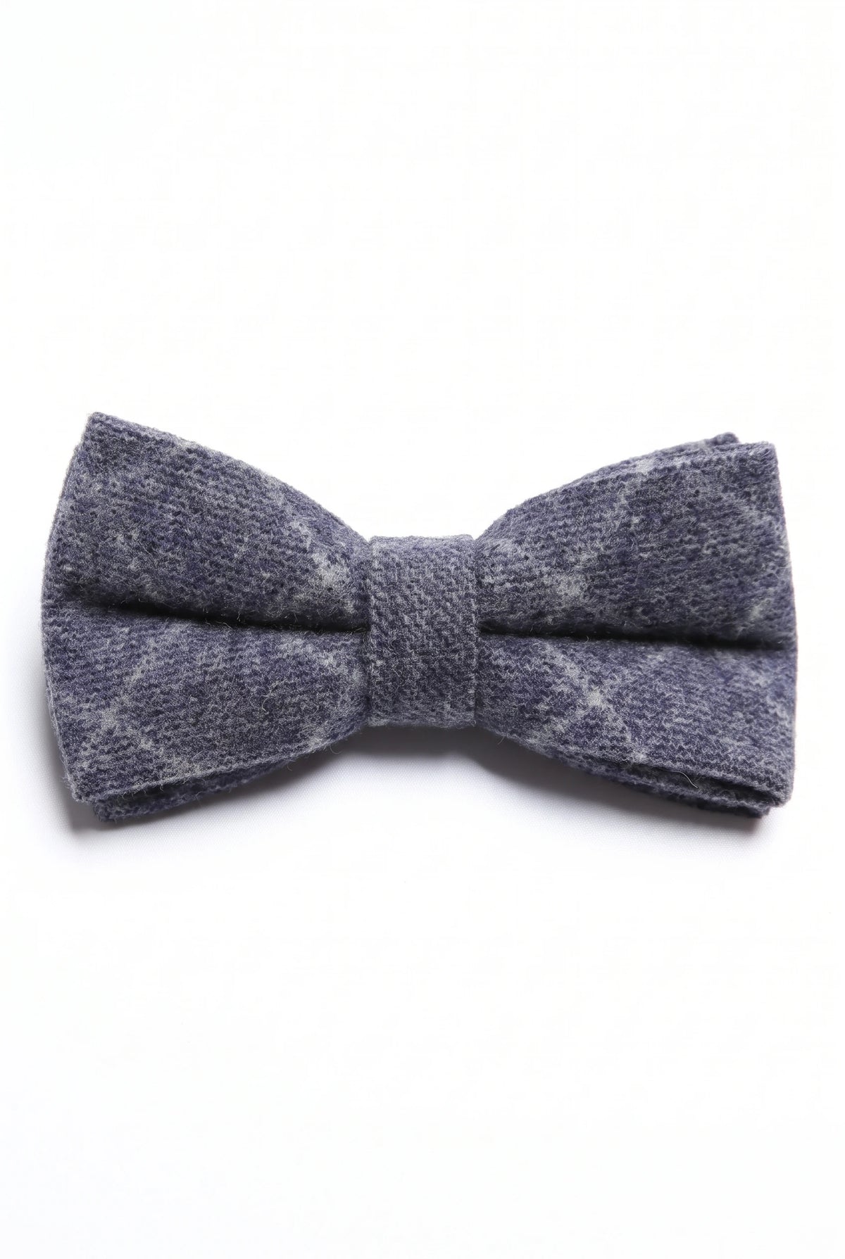 Herren-Fliege aus marineblauem Tweed