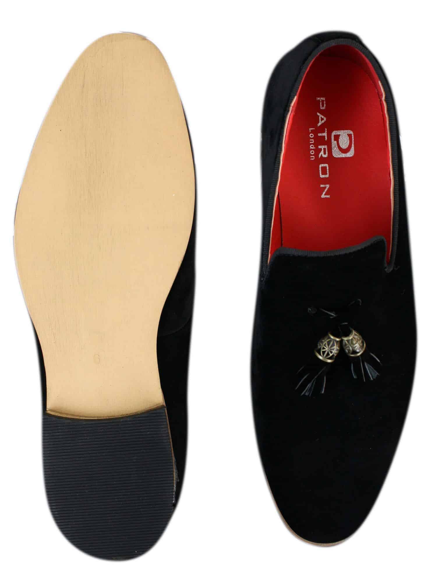 Mens Suede Leather PU Slip On Driving Shoes Loafers Tassel Red Grey Blue Brown Black