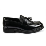 Herren-Loafer mit Quasten und Profilsohle