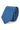 Herren Krawatte Einstecktuch Set Formale Solide Krawatte - Blau