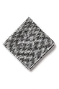 Herren Tweed Grau Krawatte Taschentuch Set Klassisches Britisches Erbe Wolle Fischgrät