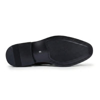 Herren-Loafer aus veganem Leder mit doppeltem Monk-Riemen