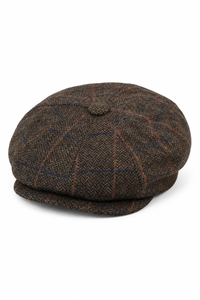 Peaky Blinders-Mütze im Vintage-Stil aus Tweed für Herren