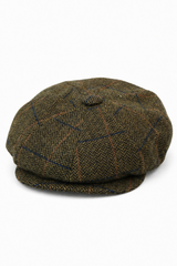 Peaky Blinders-Mütze im Vintage-Stil aus Tweed für Herren