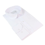 Mens White Club Collar Shirt