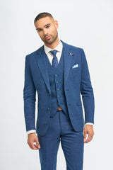 Miami – Blauer Hochzeitsblazer für Herren