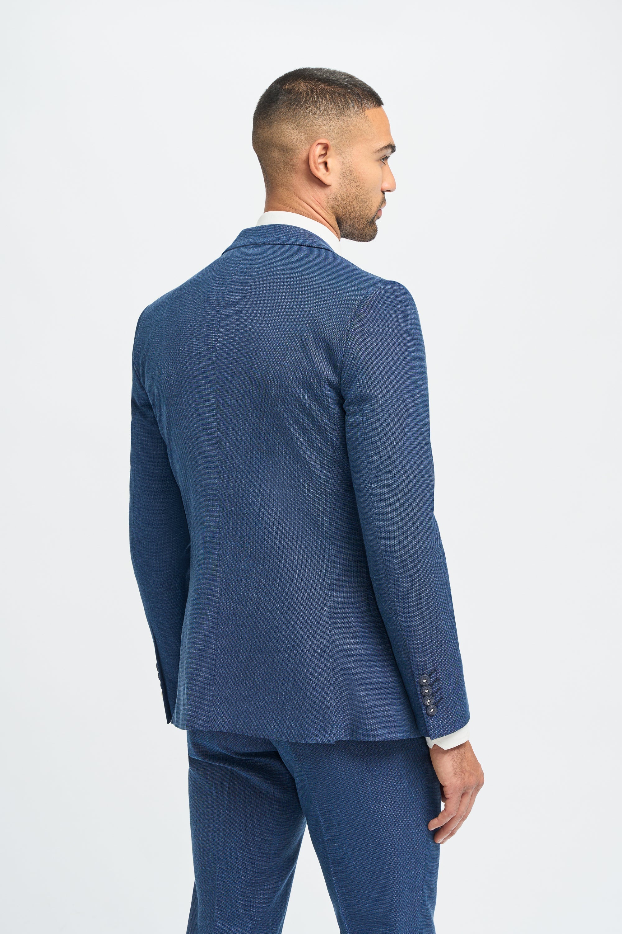 Miami – Blauer Hochzeitsblazer für Herren