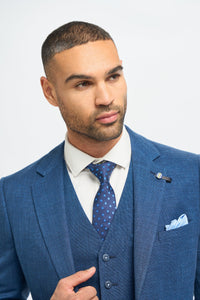 Miami – Blauer Hochzeitsblazer für Herren
