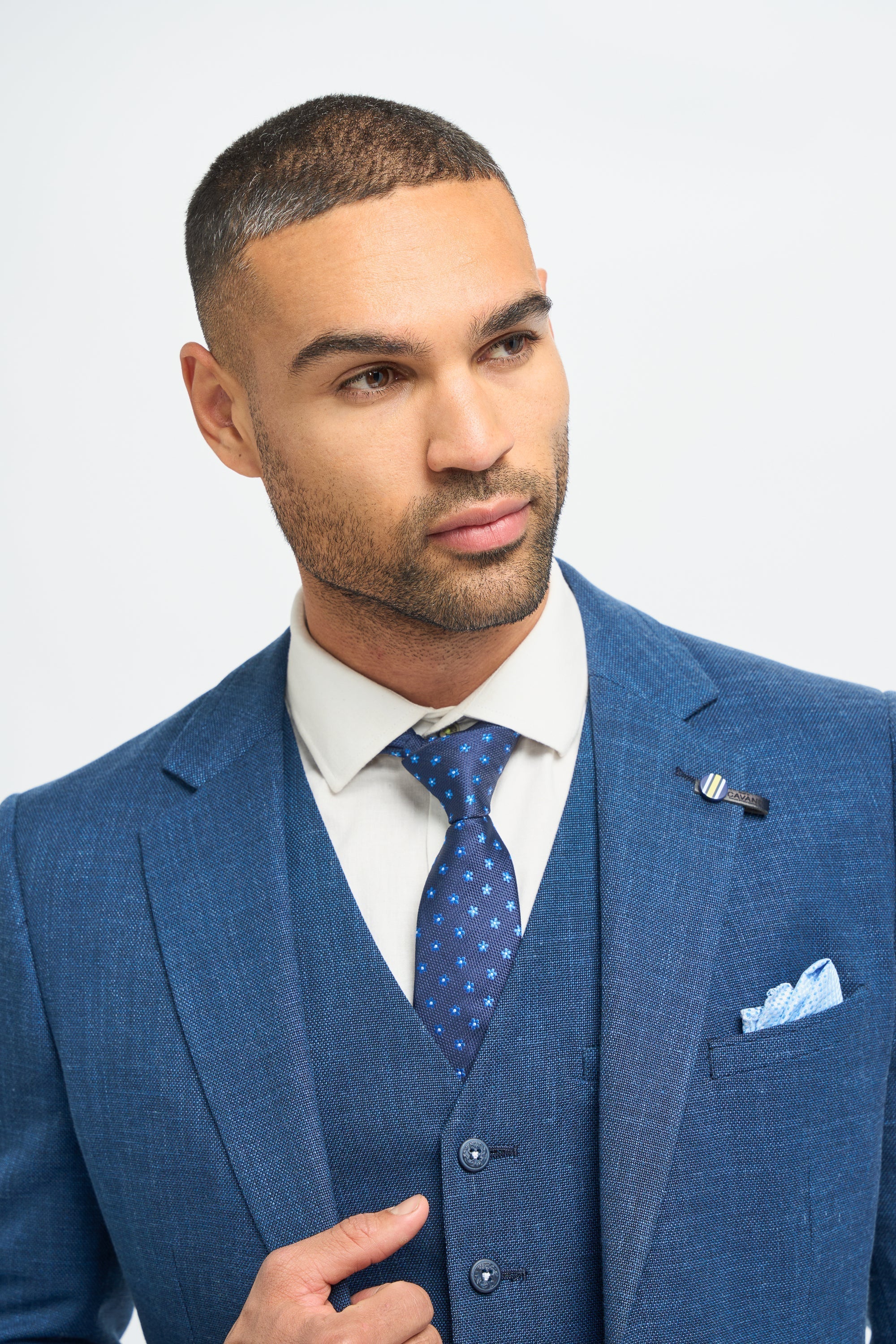Miami – Blauer Hochzeitsblazer für Herren