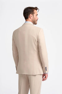 Miami – Beigefarbener Hochzeitsblazer für Herren