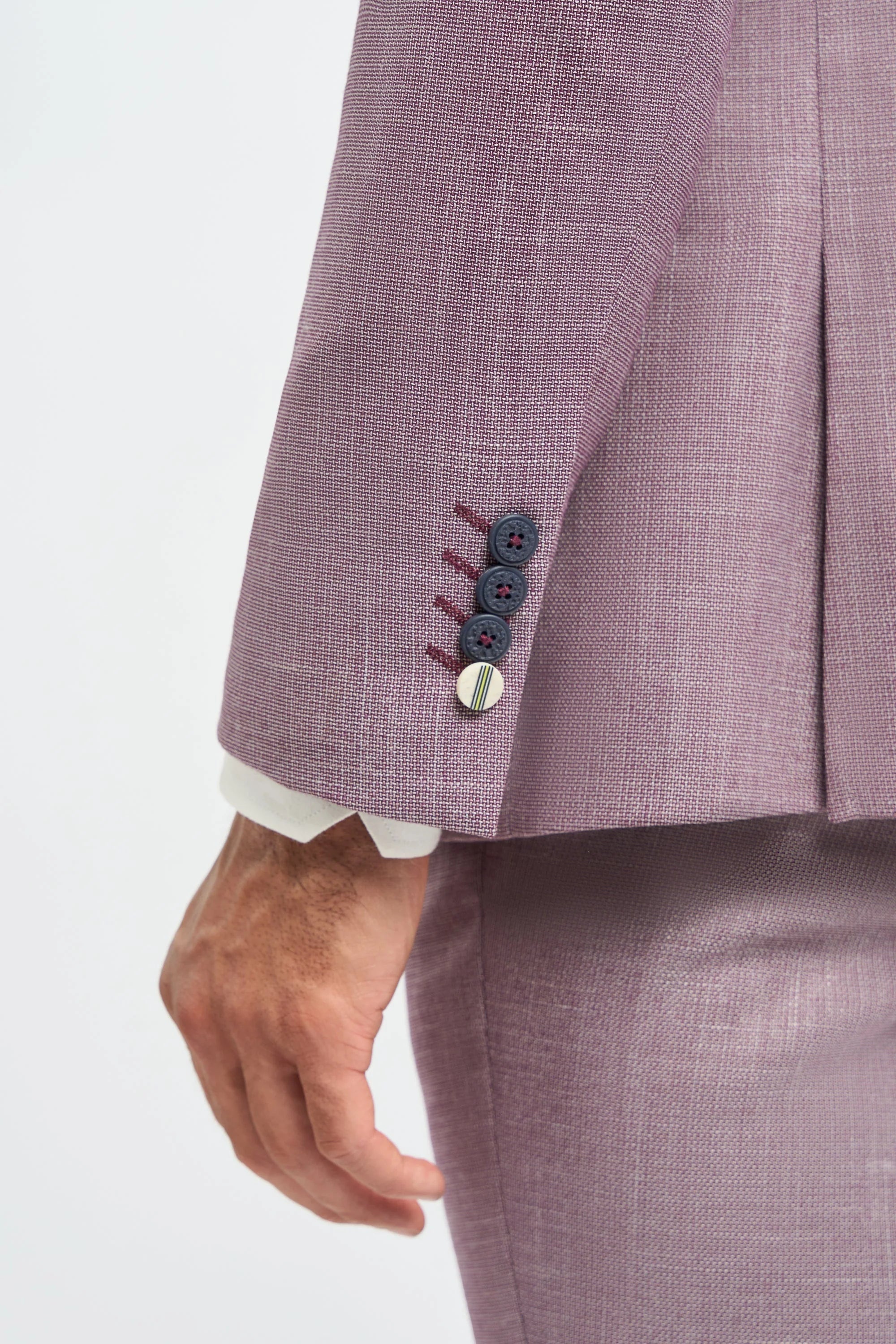 Miami – Rosa Slim Fit Sommerblazer für Herren