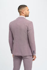 Miami – Rosa Slim Fit Sommerblazer für Herren