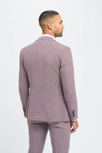 Miami – Rosa Slim Fit Sommerblazer für Herren