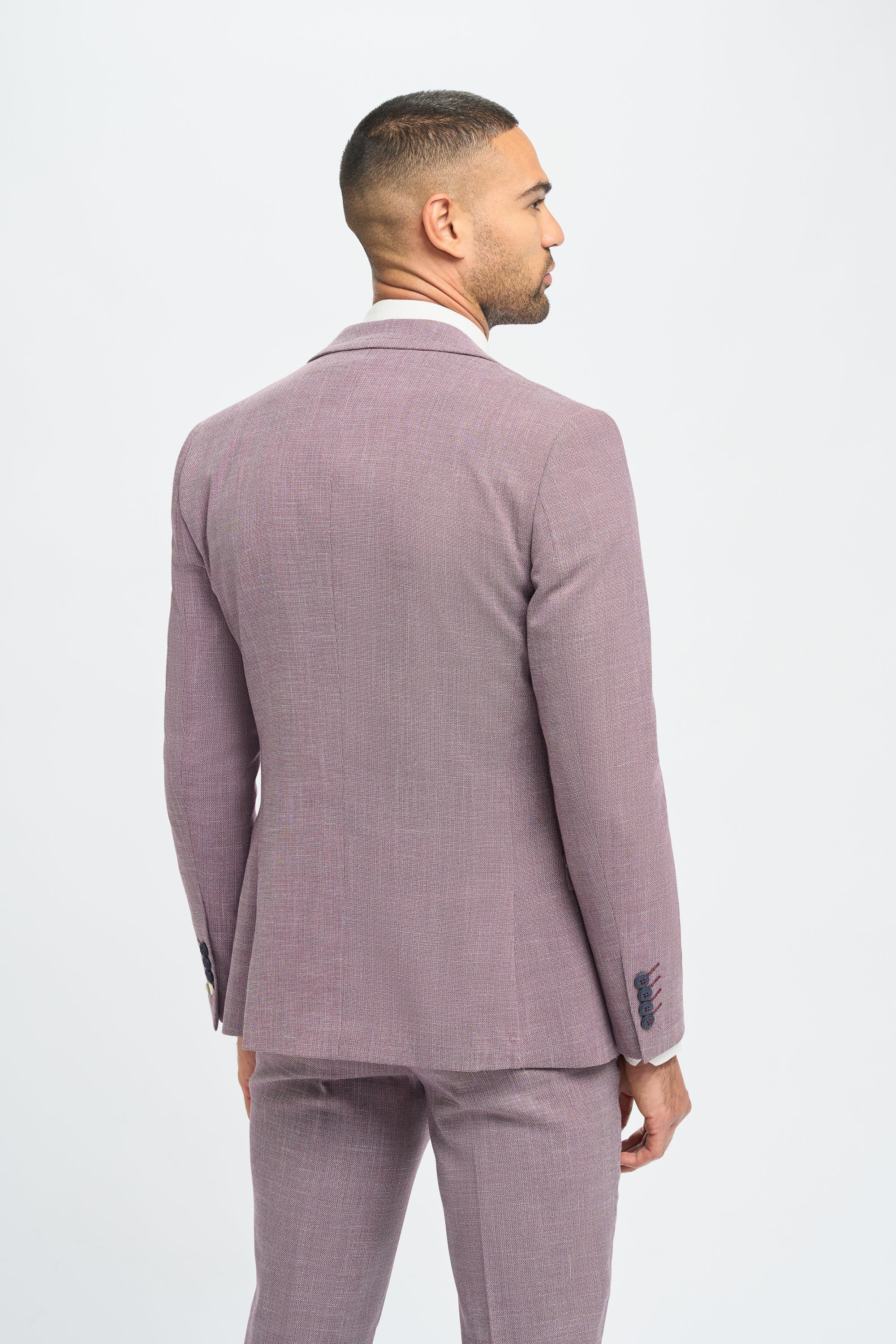 Miami – Rosa Slim Fit Sommerblazer für Herren