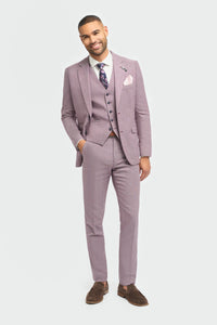 Miami – Rosa Slim Fit Sommerblazer für Herren