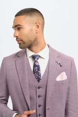 Miami – Rosa Slim Fit Sommerblazer für Herren