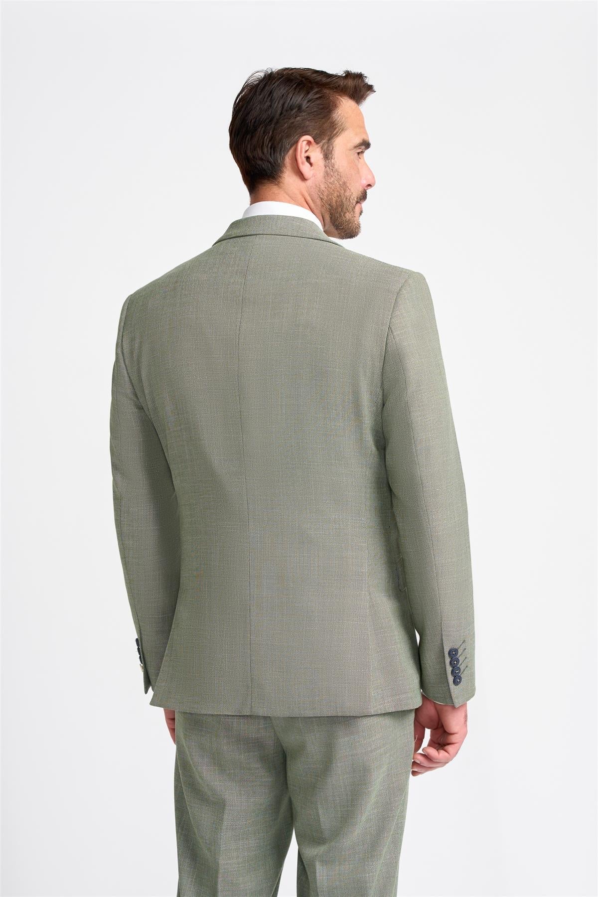 Miami – Salbeigrüner Sommerblazer für Herren