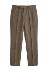 Oscar - Braune Herren-Tweedhose aus Wollmischung