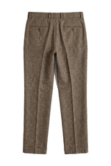 Oscar - Braune Herren-Tweedhose aus Wollmischung