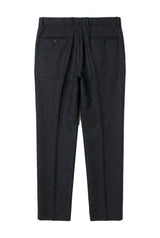 Oscar - Marineblaue Tweedhose aus Wollmischung für Herren