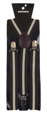 Mens Stripe Classic Trouser Suspenders