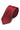 Paisley Hals rote Krawatte Geschenk-Set Einstecktuch Manschettenknöpfe Krawatte Floral Satin