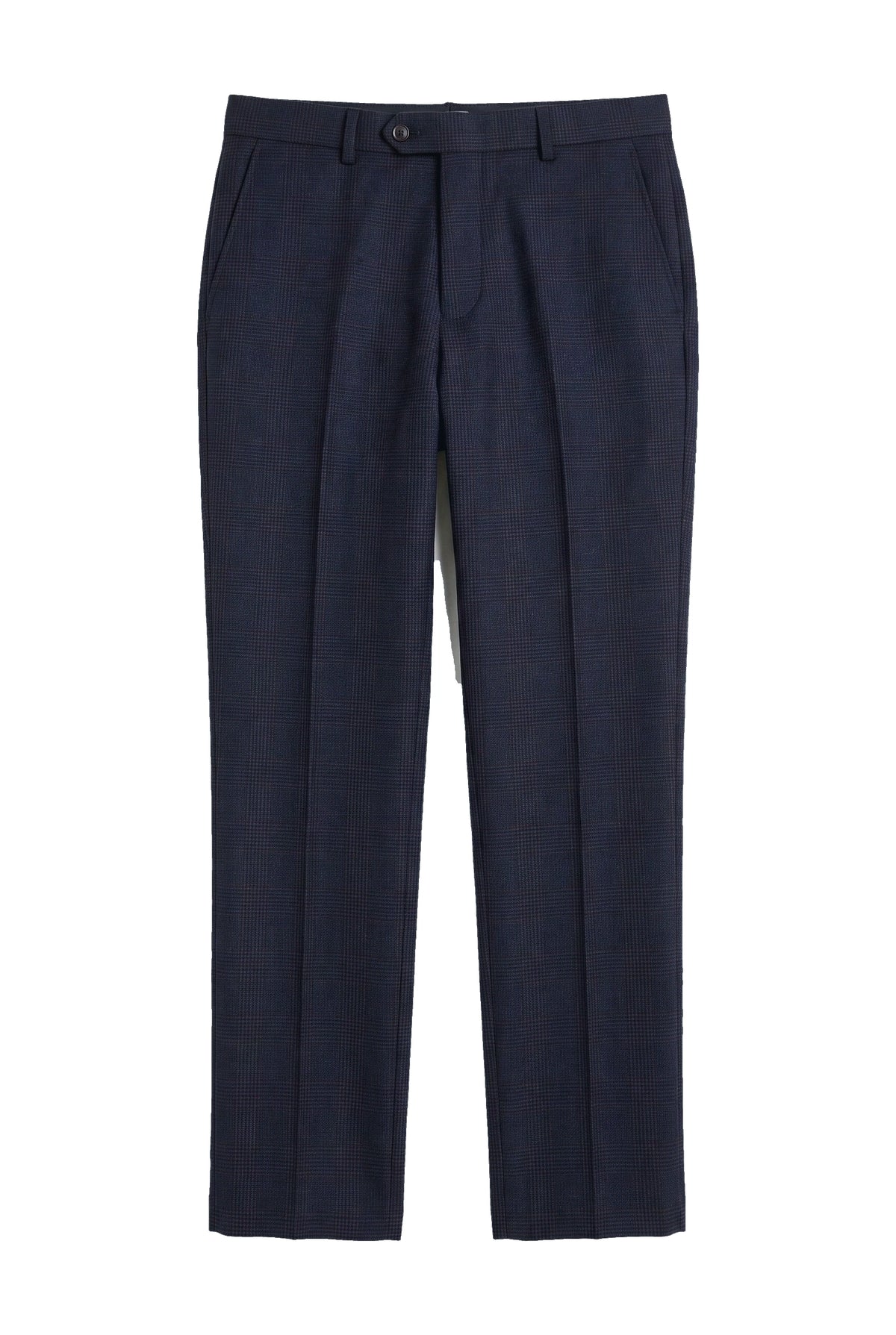Regent - Herrenhose mit marineblauem Karomuster