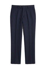 Regent - Herrenhose mit marineblauem Karomuster