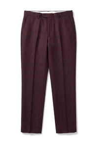 Regent - Herrenhose mit Weinrot-Karo