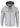 Men's Real Leather Bomber Jacket with Hood-White