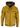Men's Real Leather Bomber Jacket with Hood-Yellow