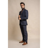 Seeba - Men's Classic Navy Blue Blazer