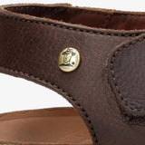 Stanley C1 – Wasserdichte Herren-Sandalen aus rindenbraunem Leder