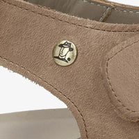 Stanley C8 – Wasserdichte Herren-Sandalen aus taupefarbenem Leder