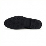 Stokes - Braune Herren-Brogue-Schnürschuhe aus Leder mit Flügelkappe
