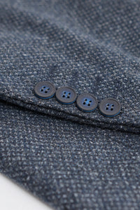 3-teiliger Herrenanzug in Marineblau mit zweireihiger Weste