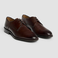 Taylor – Klassische Derby-Schuhe für Herren aus schokoladenbraunem Leder